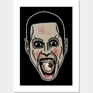 Zombie Face Posters and Art